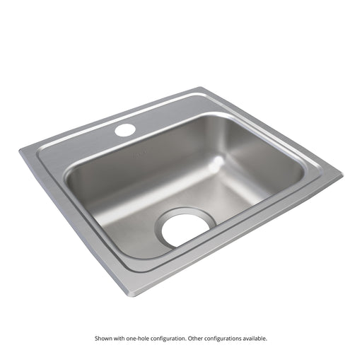 Elkay LRAD1716652 Stainless Steel 2-Hole Single-Bowl Drop-In Kitchen Sink
