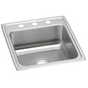 Elkay LRAD2022451 Stainless Steel 1-Hole Single-Bowl Drop-In Kitchen Sink