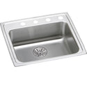 Elkay LRAD252165PD1 Stainless Steel 1-Hole Single-Bowl Drop-In Kitchen Sink