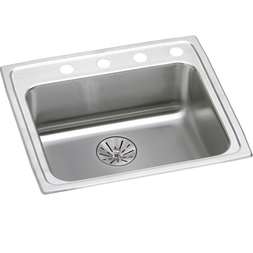 Elkay LRAD252165PD1 Stainless Steel 1-Hole Single-Bowl Drop-In Kitchen Sink