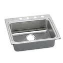 Elkay LRAD2522503 Stainless Steel 3-Hole Single-Bowl Drop-In Kitchen Sink
