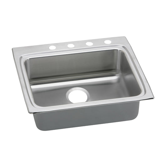 Elkay LRAD2522503 Stainless Steel 3-Hole Single-Bowl Drop-In Kitchen Sink
