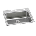 Elkay LRAD252265PD4 Stainless Steel 4-Hole Single-Bowl Drop-In Kitchen Sink