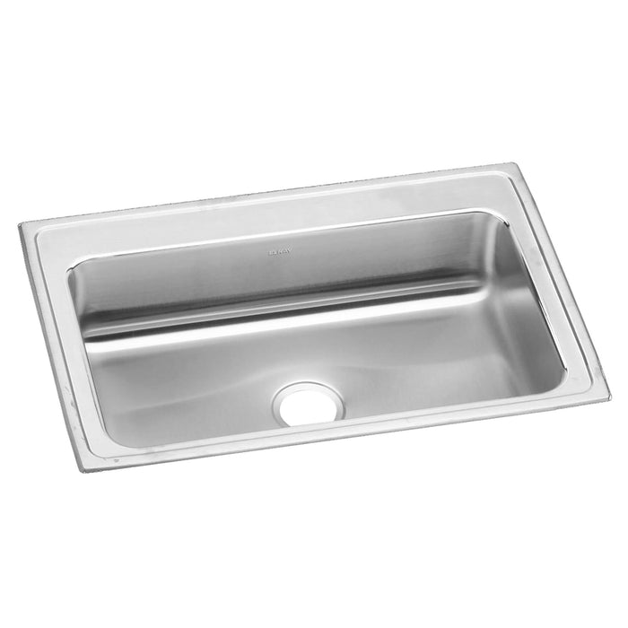 Elkay LRS33220 Stainless Steel Single-Bowl Drop-In Kitchen Sink