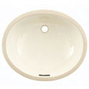 Undercounter lavatory in Sedona Beige designed for installation beneath the countertop for a clean, streamlined look.