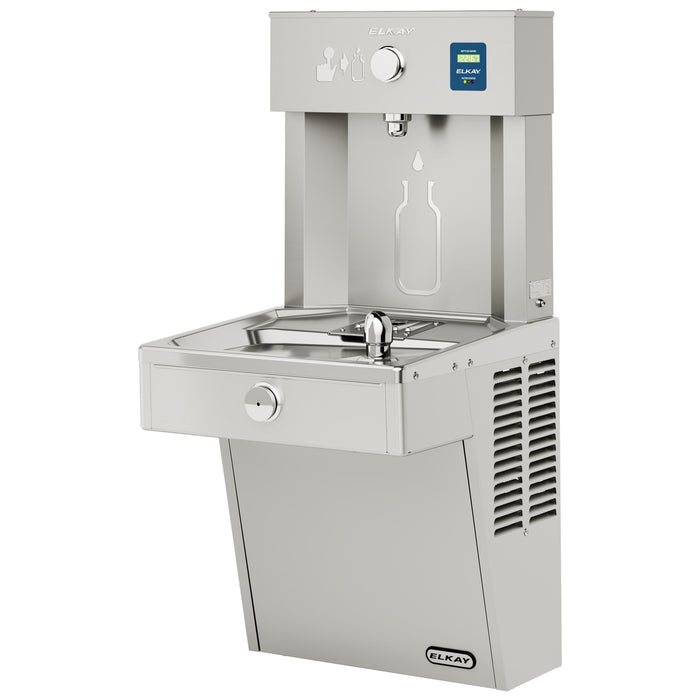 Elkay LVRCDWSK Vandal-Resistant Bottle Filling Station with Water Cooler in Stainless Steel