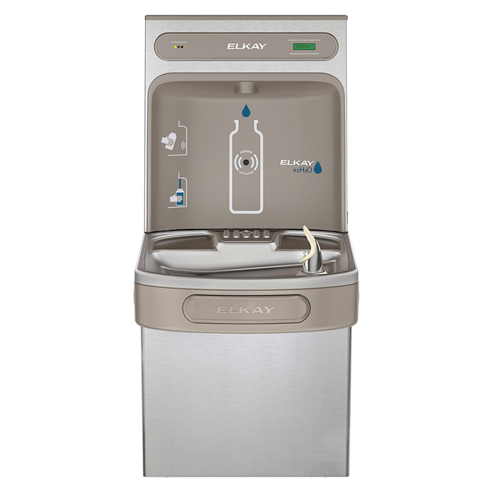Elkay LZSDWSSK Bottle Filling Station with Water Cooler in Stainless Steel