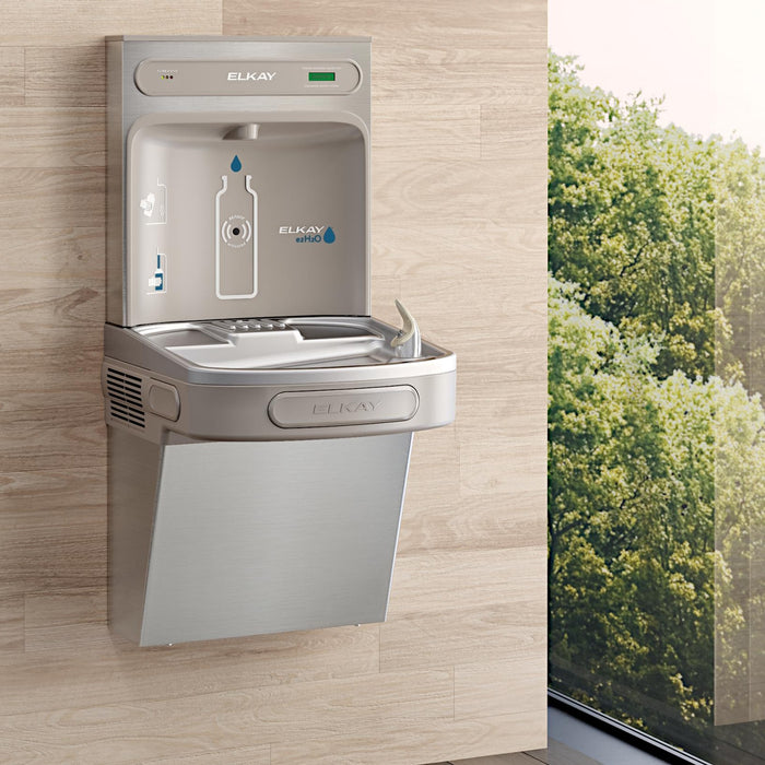 Elkay LZSDWSSK Bottle Filling Station with Water Cooler in Stainless Steel