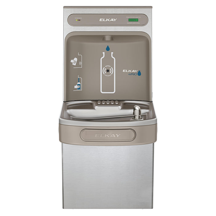 Elkay LZSDWSVRSK Bottle Filling Station with Water Cooler in Stainless Steel