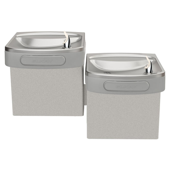 Elkay LZSTL8LC Wall Mount Bi-Level ADA Filtered Water Cooler, 8 GPH, Gray Granite