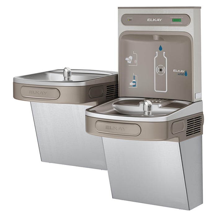 Elkay LZSTLDDWSVRSK Bottle Filling Station with Water Cooler in Stainless Steel