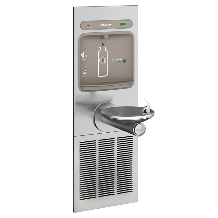 Elkay LZWS-LRPBM8K Bottle Filling Station with Drinking Fountain