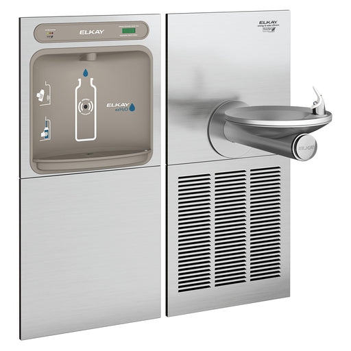 Elkay LZWS-SFGRN8K Bottle Filling Station with Drinking Fountain