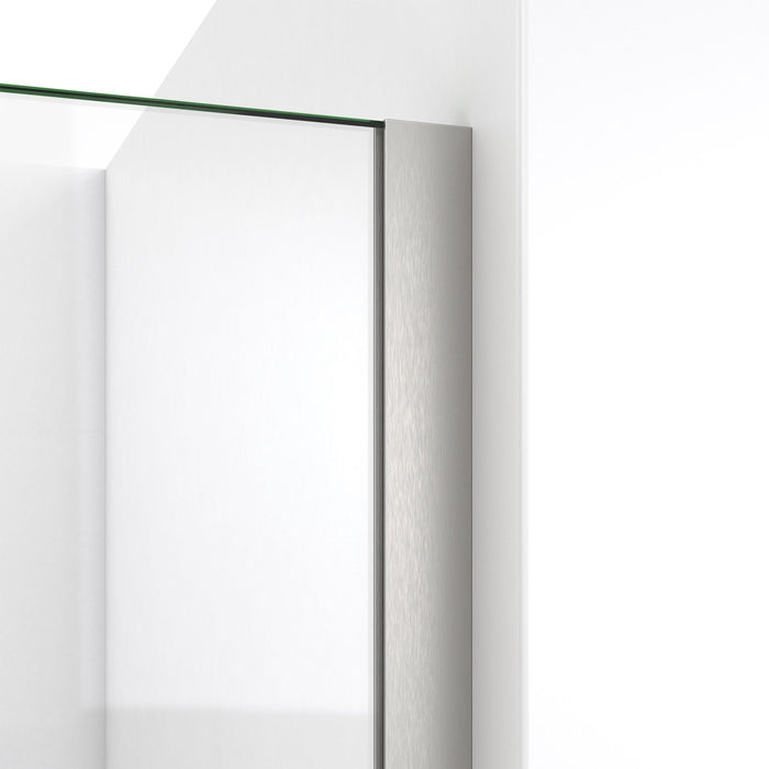 DreamLine SDLI30W720XTX04 Linea 30"W x 72"H Frameless Shower Screen in Brushed Nickel