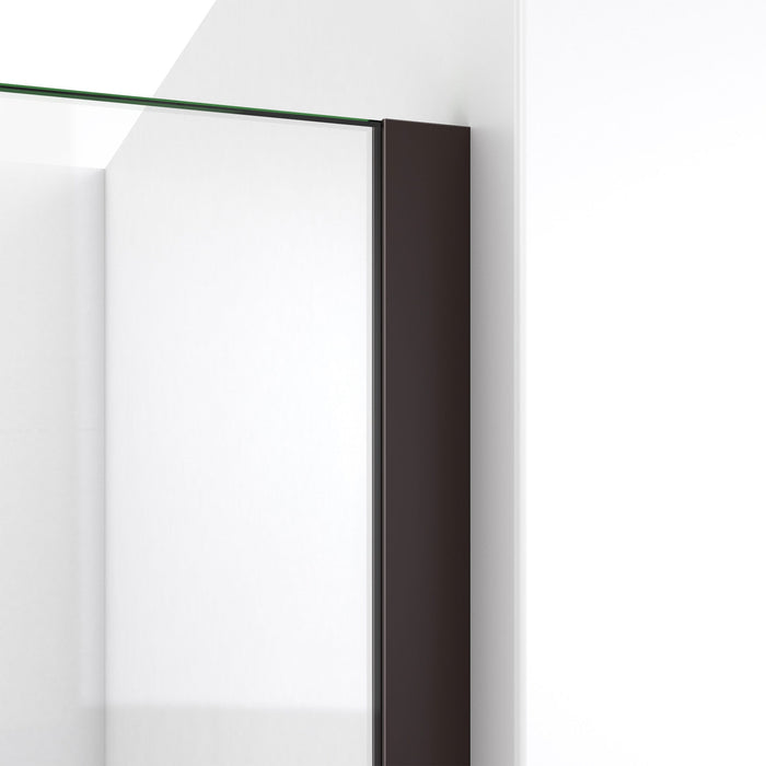 DreamLine SDLI34W720XTX06 Linea 34"W x 72"H Frameless Shower Screen in Oil Rubbed Bronze