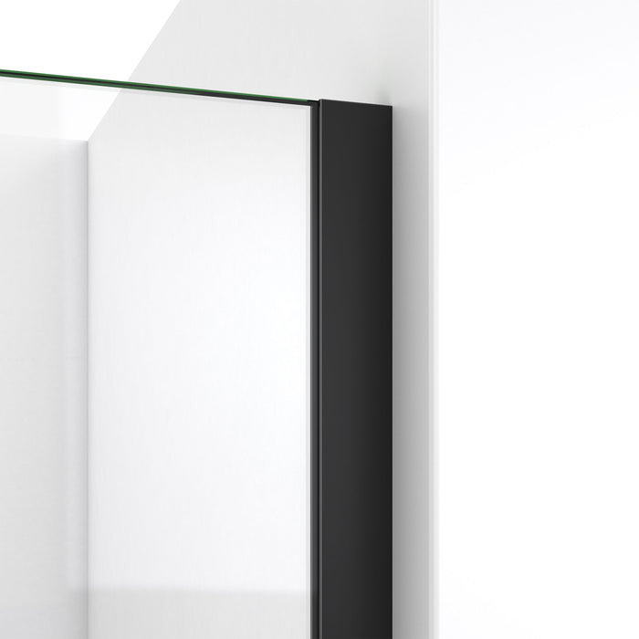 DreamLine SDLI34W720XTX09 Linea 34"W x 72"H Frameless Shower Screen in Satin Black