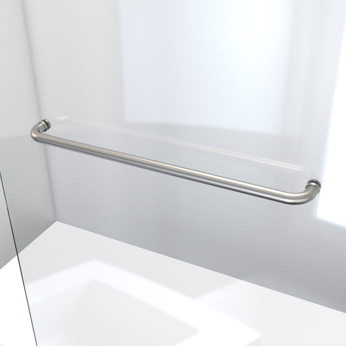 DreamLine SDLI30W720XTX04 Linea 30"W x 72"H Frameless Shower Screen in Brushed Nickel