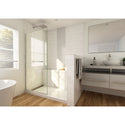 DreamLine SDLI30W720XTX04 Linea Frameless Shower Screen in Brushed Nickel