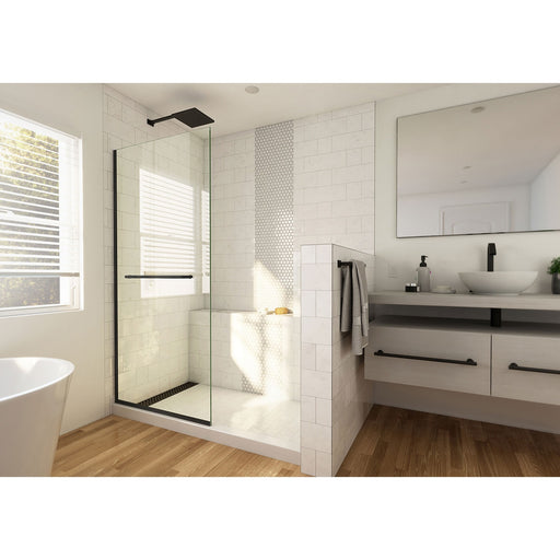 DreamLine SDLI34W720XTX09 Linea H Frameless Shower Screen in Satin Black