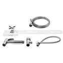Brondell MBH-40-W CleanSpa white holster, sprayer, and supply components displayed together at an angle