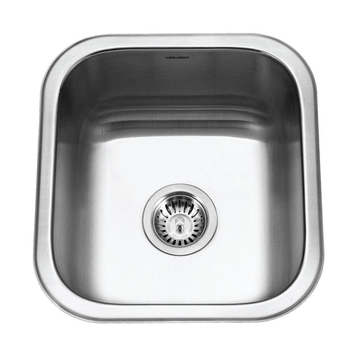 Houzer MS-1708-1 Club 17" Undermount Bowl Bar and Prep Sink