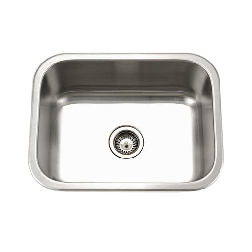 Houzer MS-2309-1 Medallion 23" Undermount 9" Deep Single Bowl Kitchen Sink