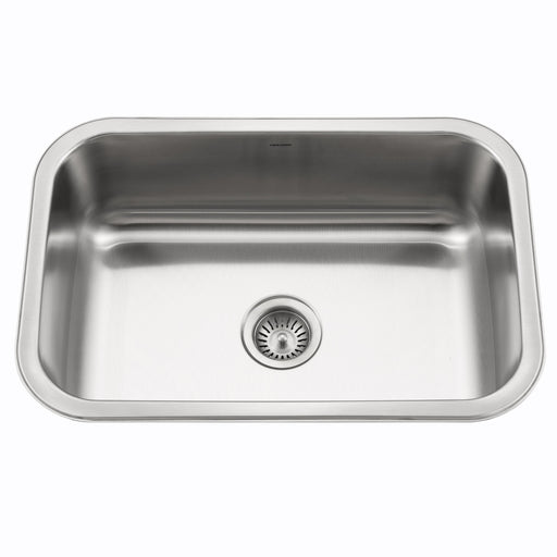 Houzer MS-2700-1 Medallion Designer 27" Undermount Single D Bowl Kitchen Sink