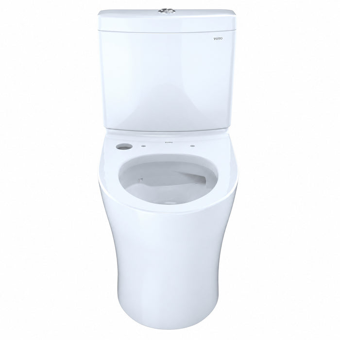 TOTO MS446124CEMFGN#01 Aquia IV Dual Flush Two-Piece Universal Height Toilet with Washlet+ Connection and Seat
