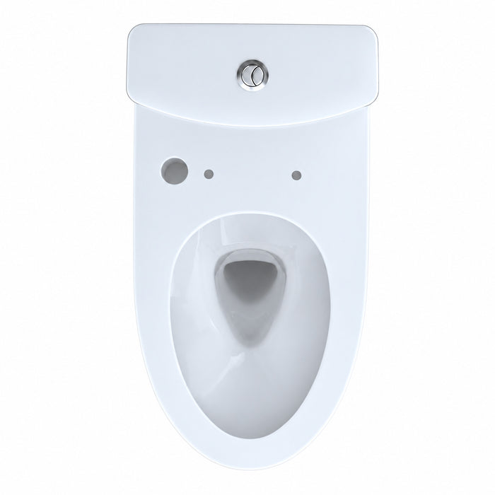 TOTO MS446124CEMFGN#01 Aquia IV Dual Flush Two-Piece Universal Height Toilet with Washlet+ Connection and Seat