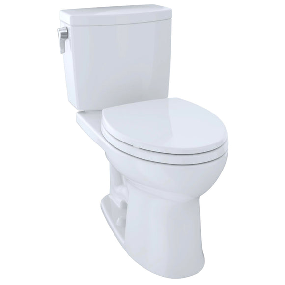 TOTO MS454124CUFRG#01 Drake II Universal Height Two-Piece Toilet with SoftClose Seat