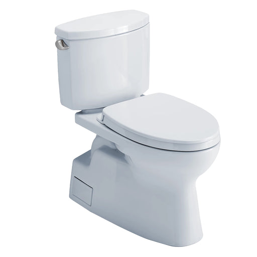 The TOTO CT474CUFGT40#11 is the Vespin II WASHLET+ elongated skirted toilet bowl in Colonial White with TORNADO FLUSH and CEFIONTECT glaze.