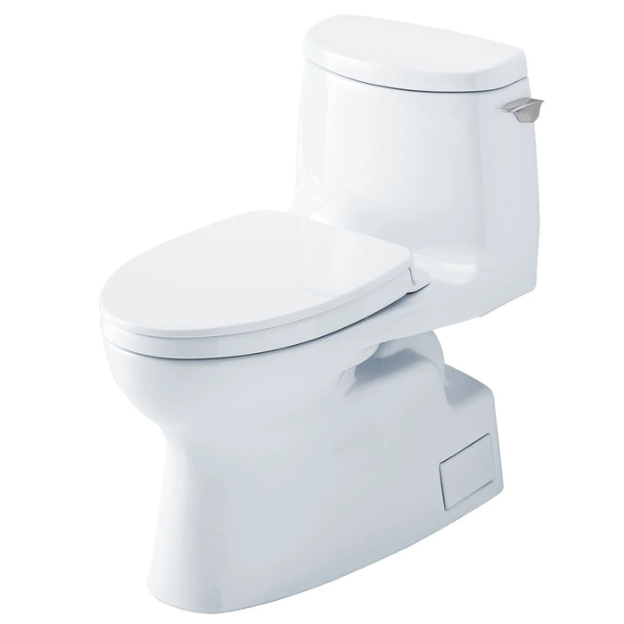 TOTO MS614124CUFRG#01 Carlyle II 1G One-Piece Universal Height Toilet with SoftClose Seat, Right Hand Flush Lever