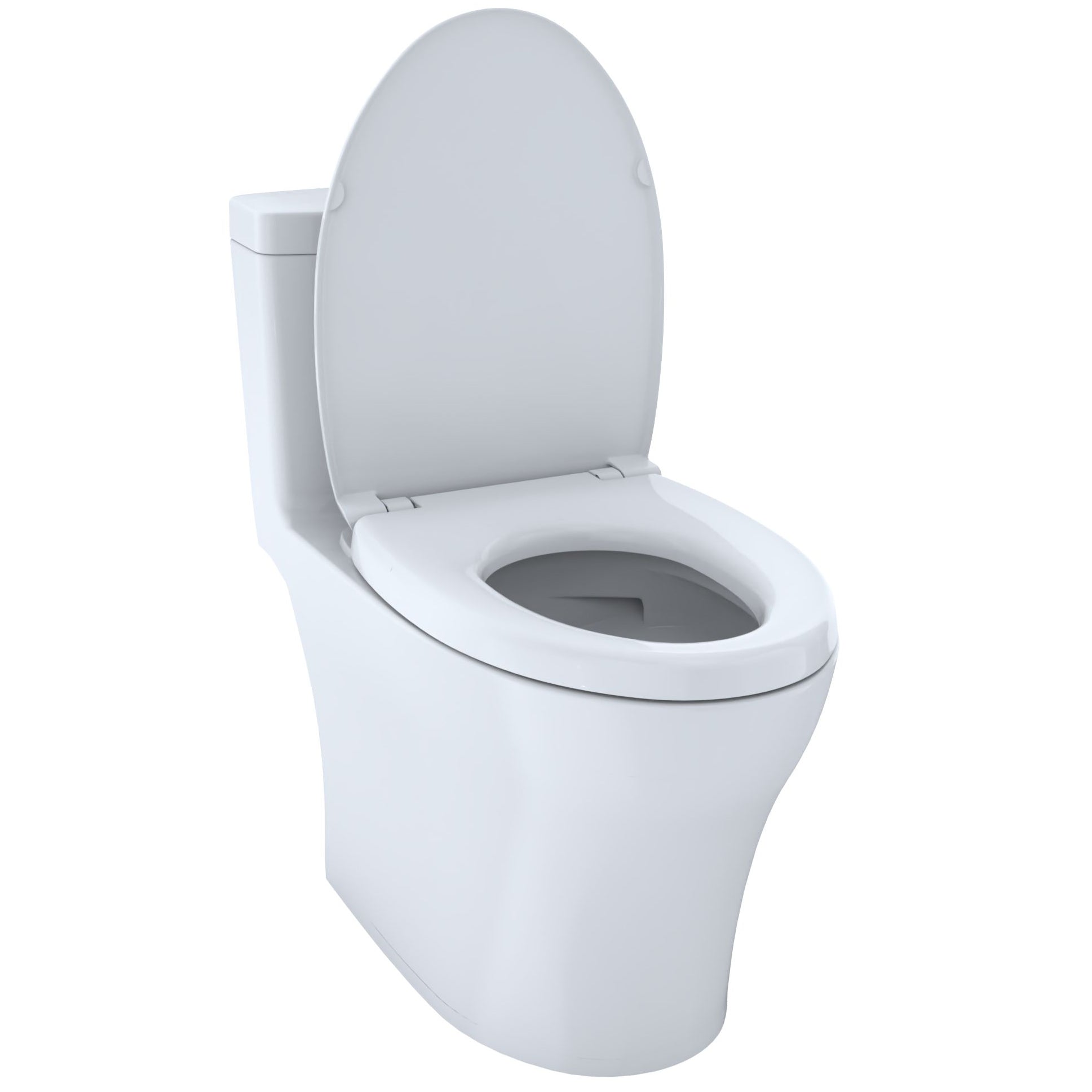 TOTO MS646124CEMFGN#01 Aquia IV Dual Flush 1-Piece Toilet, with 