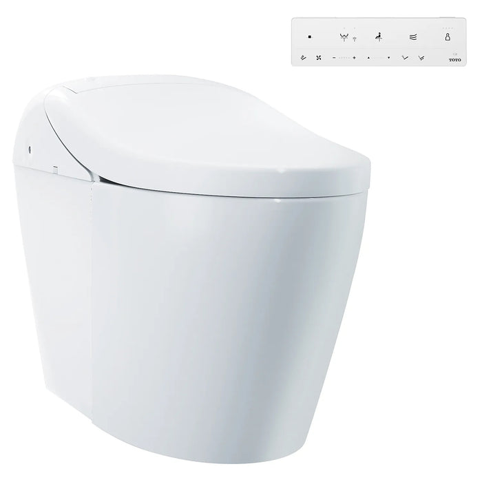 TOTO MS7631CEMFG#01 G5A Smart Universal Height Toilet with Integrated Washlet Bidet Seat, Cotton White