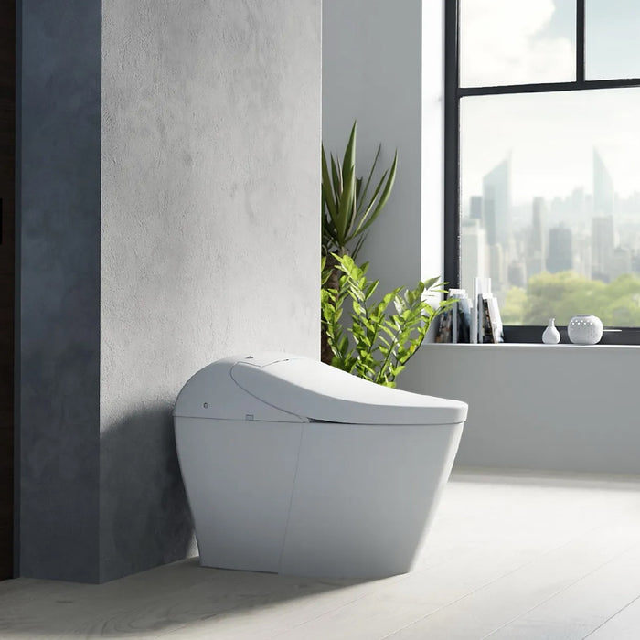 TOTO MS7631CEMFG#01 G5A Smart Universal Height Toilet with Integrated Washlet Bidet Seat, Cotton White
