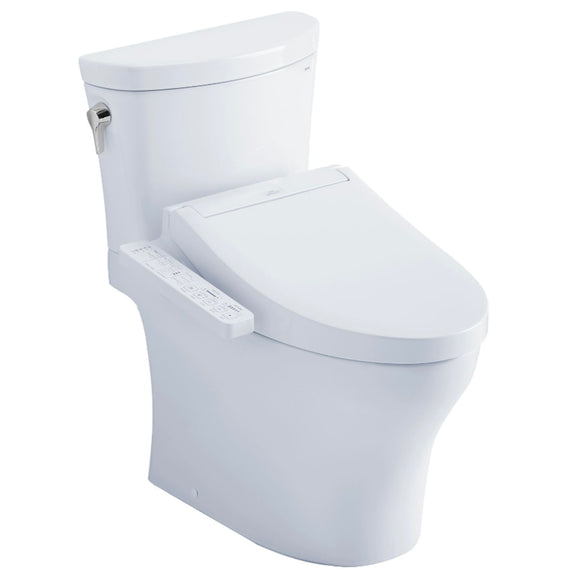 TOTO MW4483074CEMFGN#01 Aquia IV Arc Dual Flush Two-Piece Toilet, with C2 Washlet Bidet Seat