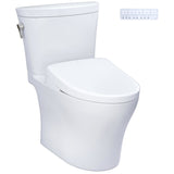 TOTO MW4484726CEMFGN#01 Aquia IV Arc Dual Flush Two-Piece Toilet, with Toto S7 Washlet Bidet Seat