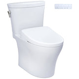 TOTO MW4484736CEMFGN#01 Aquia IV Arc Dual Flush Two-Piece Toilet, with Toto S7A Washlet Bidet Seat
