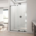 DreamLine SHDR-1948723-09 Mirage-X Frameless Sliding Shower Door in Satin Black