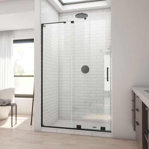 DreamLine SHDR-1948723-09 Mirage-X Frameless Sliding Shower Door in Satin Black