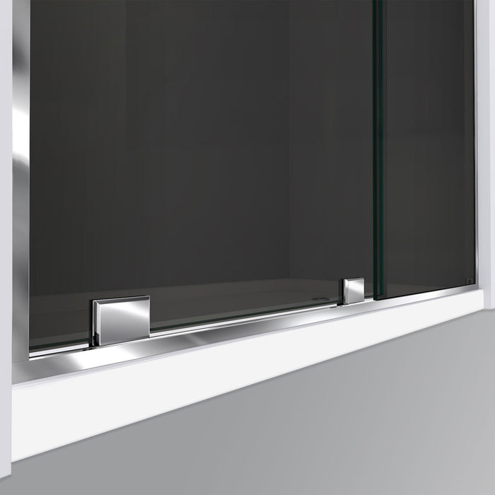 DreamLine SHDR1948724G01 Mirage-Z 44-48"W x 72"H Frameless Sliding Shower Door in Chrome