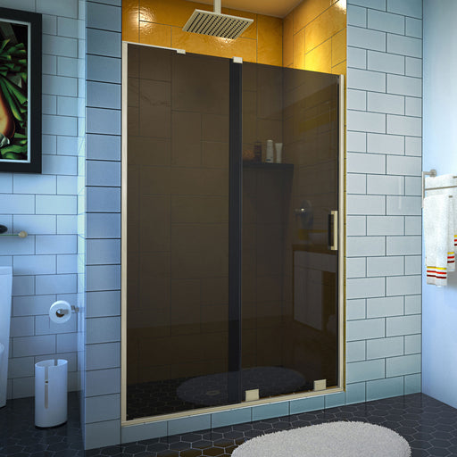 DreamLine SHDR1948724G04 Mirage-Z Frameless Sliding Shower Door in Brushed Nickel