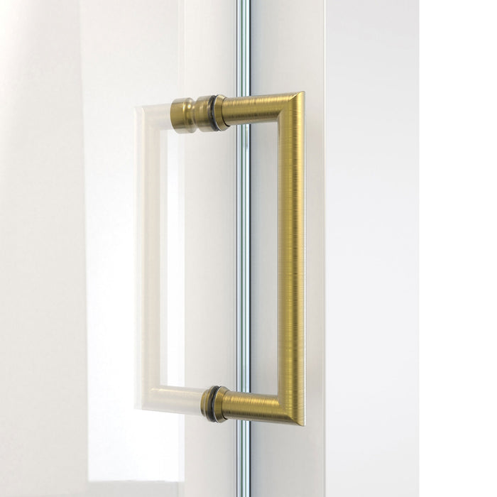 DreamLine SHDR1948723R-05 Mirage-X 44-48"W x 72"H Frameless Sliding Shower Door in Brushed Gold