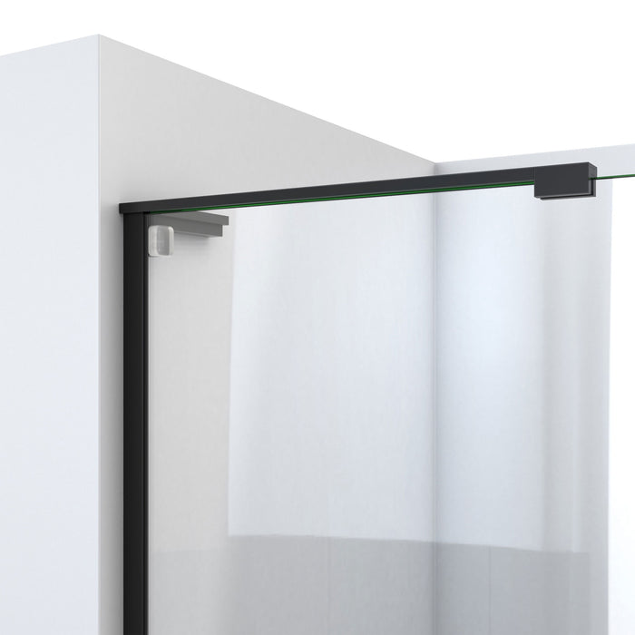 DreamLine SHDR-1948723-09 Mirage-X 44-48"W x 72"H Frameless Sliding Shower Door in Satin Black