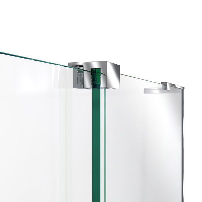 DreamLine SHDR-1948723R-01 Mirage-X 44-48"W x 72"H Frameless Sliding Shower Door in Chrome; Right Wall Installation
