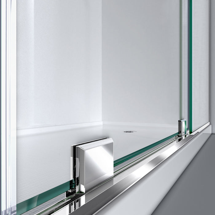 DreamLine SHDR-1948723R-01 Mirage-X 44-48"W x 72"H Frameless Sliding Shower Door in Chrome; Right Wall Installation