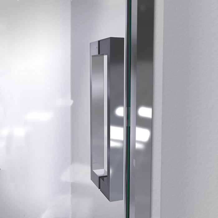 DreamLine SHDR-1948724-01 Mirage-Z 44-48"W x 72"H Frameless Sliding Shower Door in Chrome
