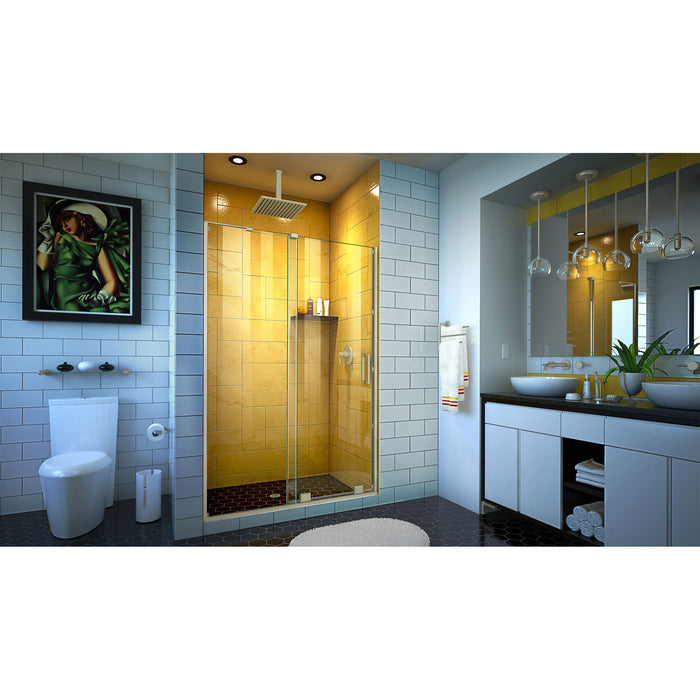 DreamLine SHDR-1948724-04 Mirage-Z 44-48"W x 72"H Frameless Sliding Shower Door in Brushed Nickel