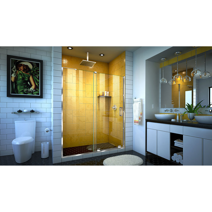 DreamLine SHDR-1960724-01 Mirage-Z 56-60"W x 72"H Frameless Sliding Shower Door in Chrome