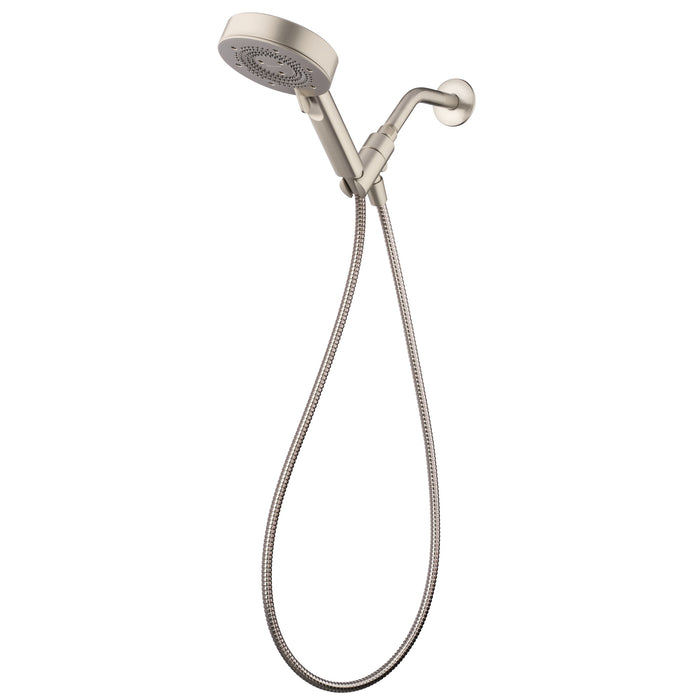 Brondell NE80-HSBB-BN Nebia Yuba 5-Setting Water Saving Handshower in Brushed Nickel